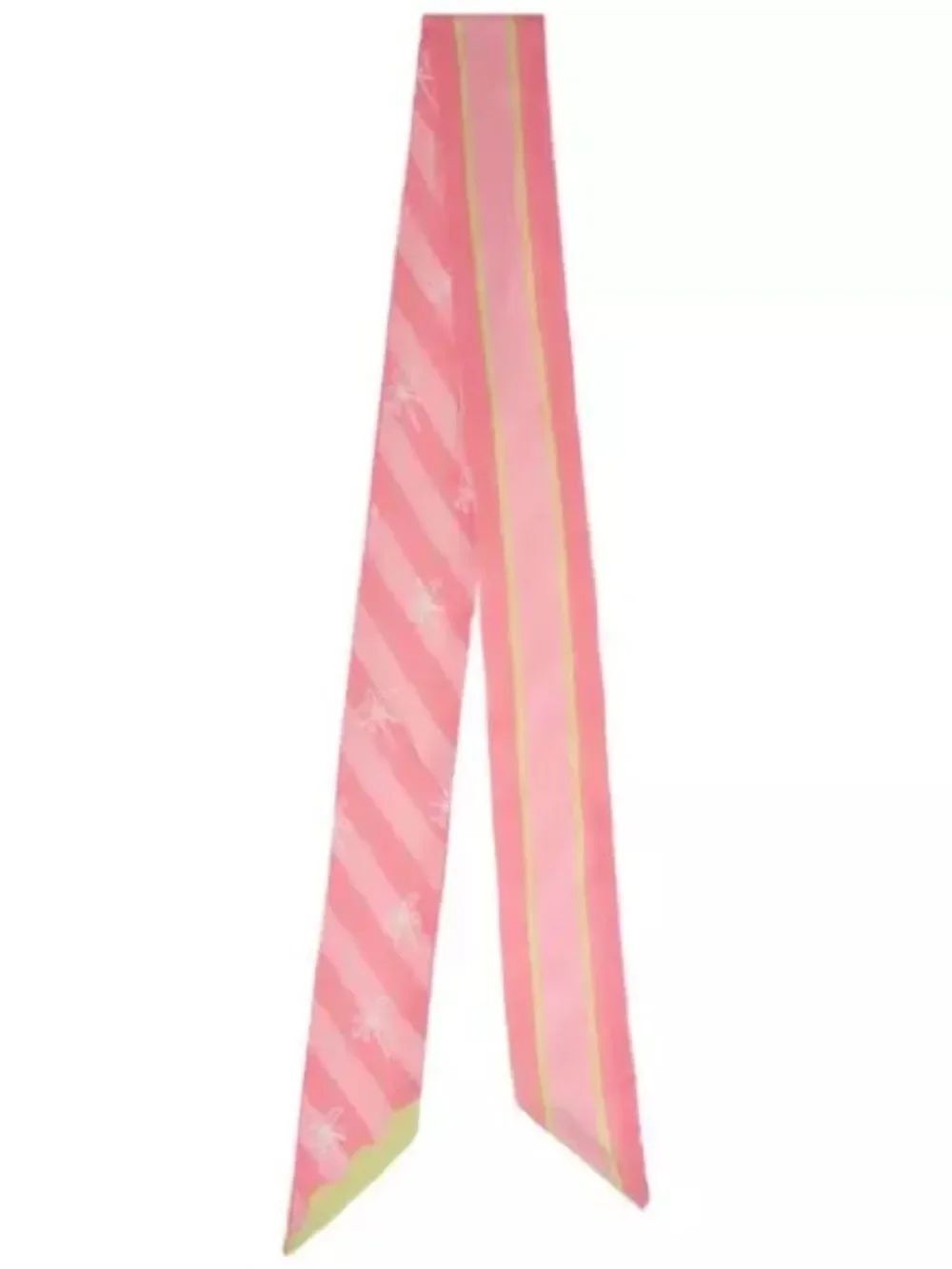 New Pink Cabana Co Striped Cabana Club Bag Scarf Twilly